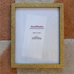 Gold Glitter Photo Frame for 8 by 10 photo